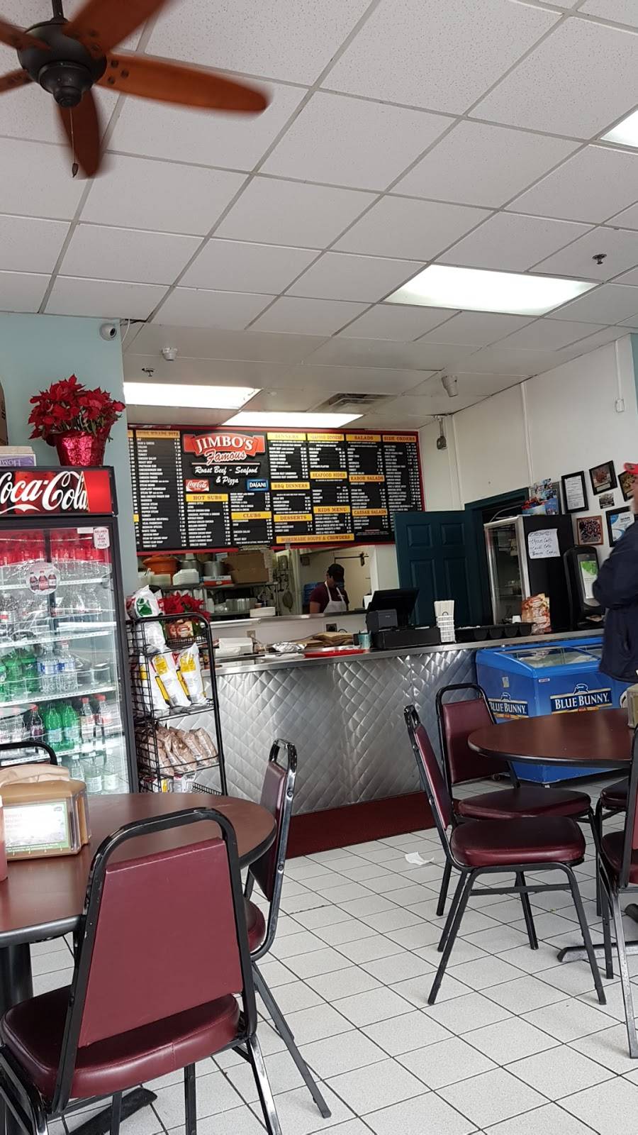 Jimbos Roastbeef and Seafood | meal takeaway | 616 Main St, Tewksbury, MA 01876, USA | 9788505018 OR +1 978-850-5018