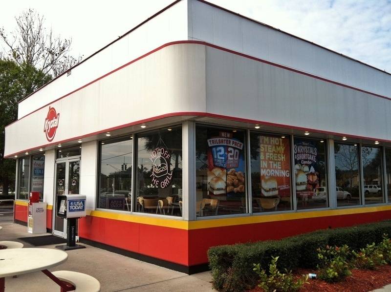 Krystal | restaurant | 2550 W International Speedway Blvd, Daytona Beach, FL 32114, USA | 3862570333 OR +1 386-257-0333