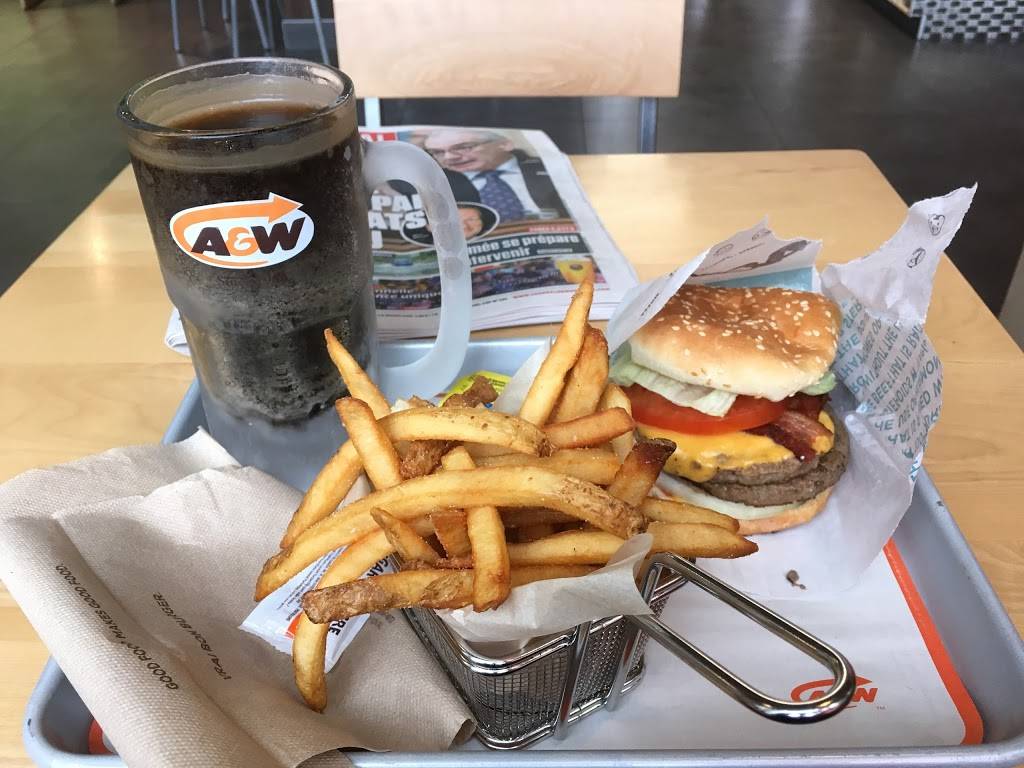 A&W Canada | restaurant | 7721 Boulevard Taschereau, Brossard, QC J4Y 1A3, Canada | 4504436900 OR +1 450-443-6900
