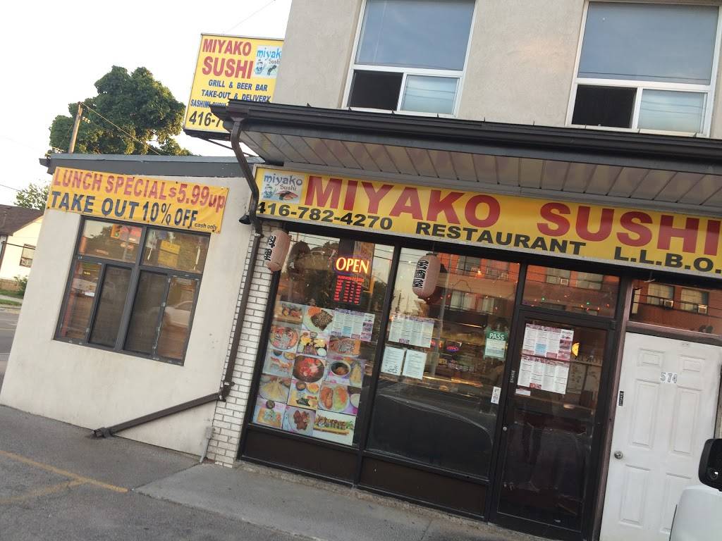 Miyako Sushi | restaurant | 572 Marlee Ave, North York, ON M6B 3J3, Canada | 4167824270 OR +1 416-782-4270