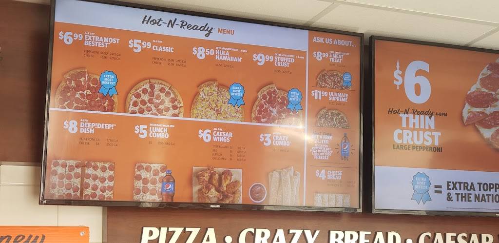 Little Caesars Pizza | meal takeaway | 31703 Riverside Dr #1, Lake Elsinore, CA 92530, USA | 9516747717 OR +1 951-674-7717