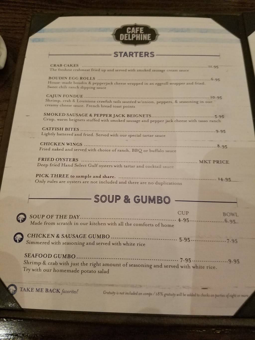 Cafe Delphine | restaurant | 70523 832 Martin Luther King Rd, Baldwin, LA 70514, USA | 8002844386 OR +1 800-284-4386