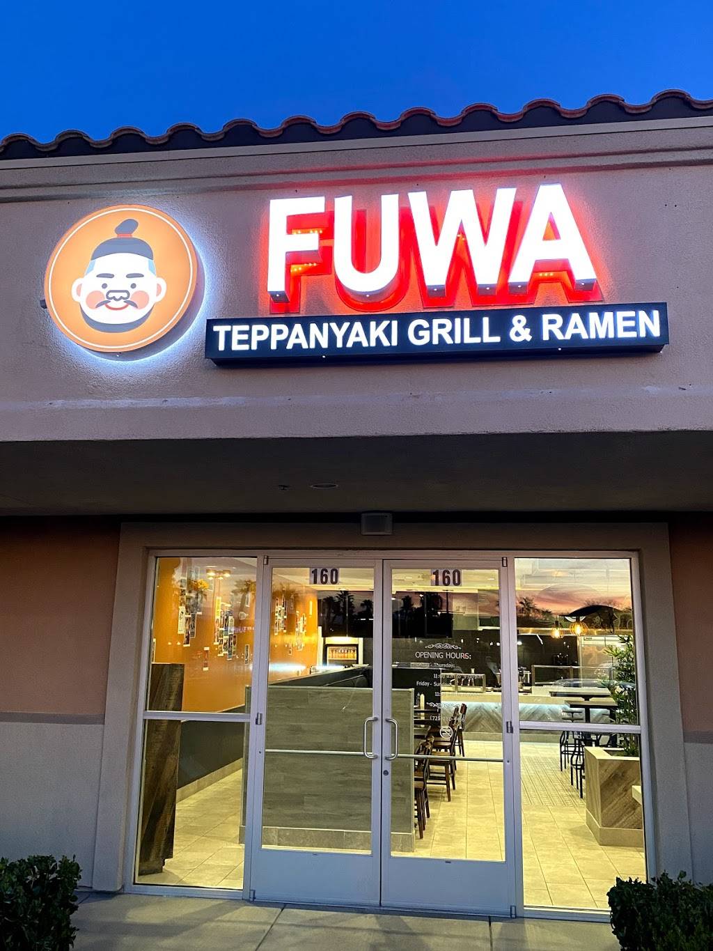 FUWA Teppanyaki Grill & Ramen | restaurant | 1381 W Sunset Rd suite 160, Henderson, NV 89014, USA | 7257804456 OR +1 725-780-4456