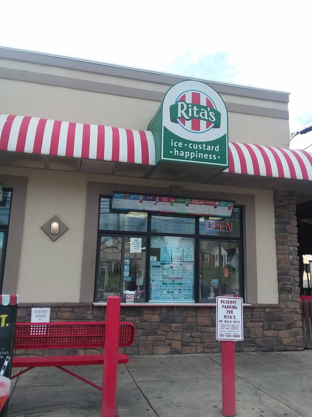Ritas Italian Ice & Frozen Custard | restaurant | 15430 Old Columbia Pike, Burtonsville, MD 20866, USA | 3014210013 OR +1 301-421-0013