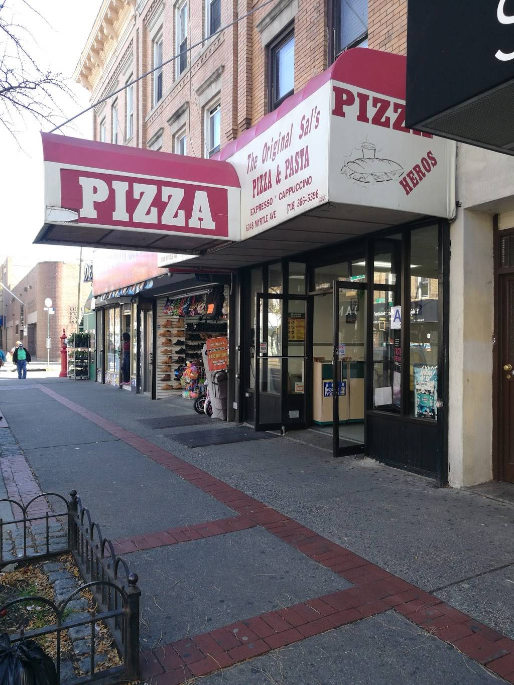 Original Sals Pizza | restaurant | 6048 Myrtle Ave, Flushing, NY 11385, USA | 7183665396 OR +1 718-366-5396
