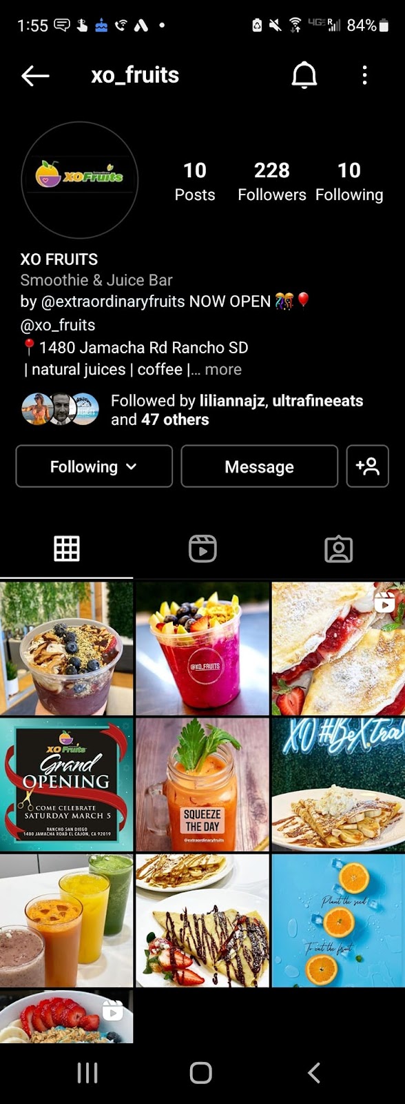 XO Fruits | cafe | 1480 Jamacha Road STE 203, El Cajon, CA 92019, USA | 6198893330 OR +1 619-889-3330