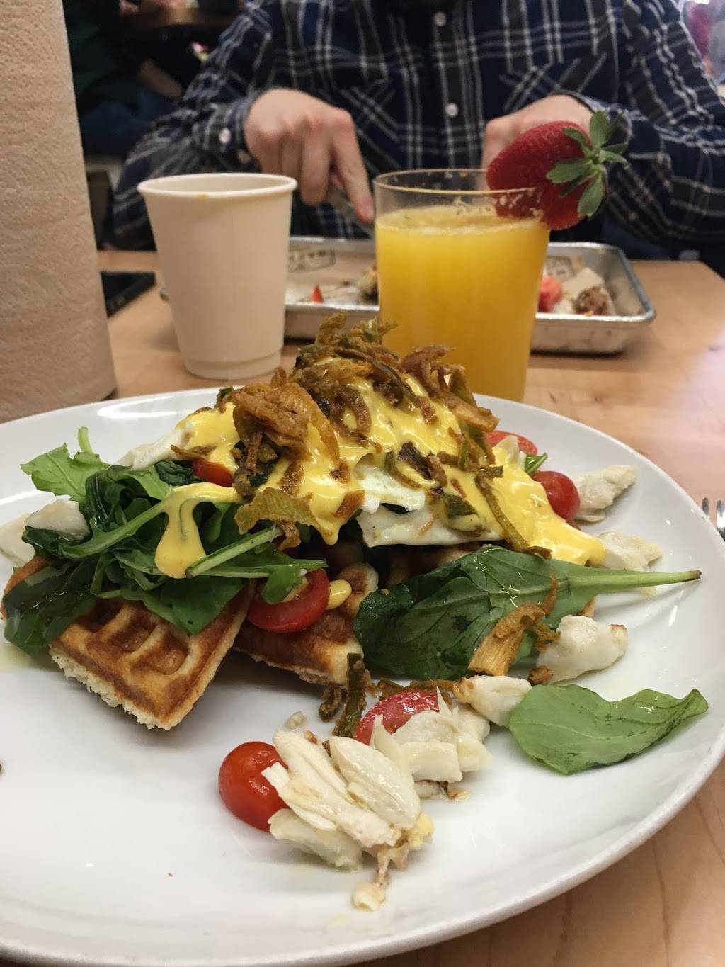 Waffle Champion | restaurant | 1212 N Walker Ave #100, Oklahoma City, OK 73103, USA | 4055259235 OR +1 405-525-9235