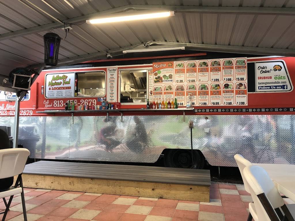 Tacos Gone Mobile | restaurant | 13605 N 20th St, Tampa, FL 33613, USA | 8134582679 OR +1 813-458-2679