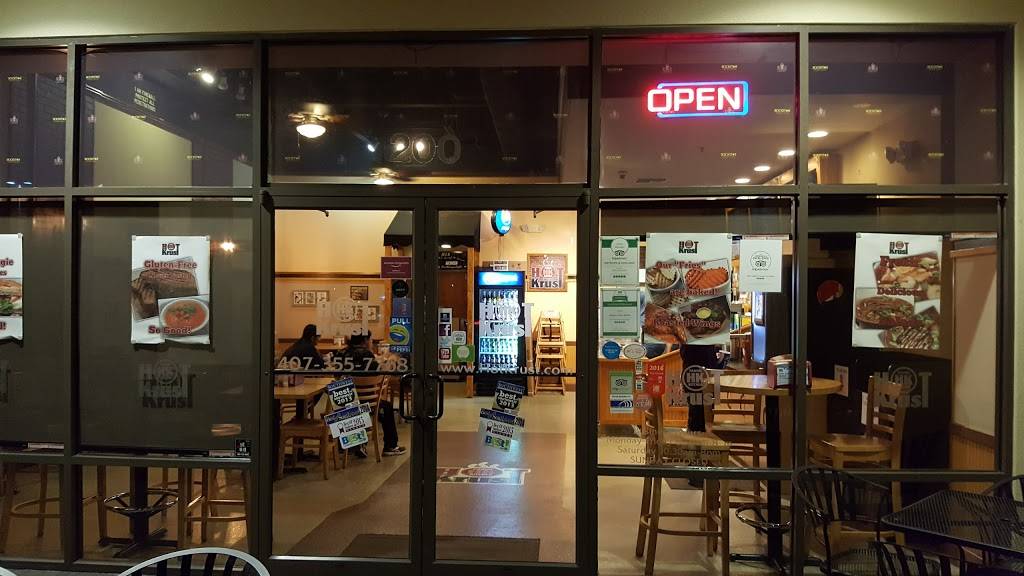 Hot Krust Panini Kitchen | restaurant | 8015 Turkey Lake Rd, Orlando, FL 32819, USA | 4073557768 OR +1 407-355-7768