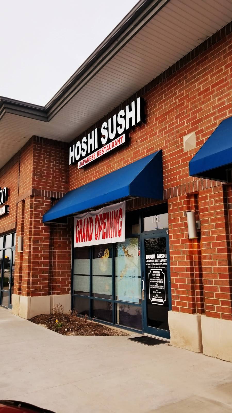 Hoshi Sushi | restaurant | 2960 Artesian Rd #112, Naperville, IL 60564, USA | 6305368273 OR +1 630-536-8273
