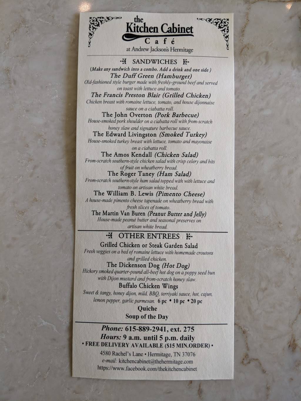 Kitchen Cabinet Cafe | restaurant | 4580 Rachels Ln, Hermitage, TN 37076, USA | 6158892941 OR +1 615-889-2941