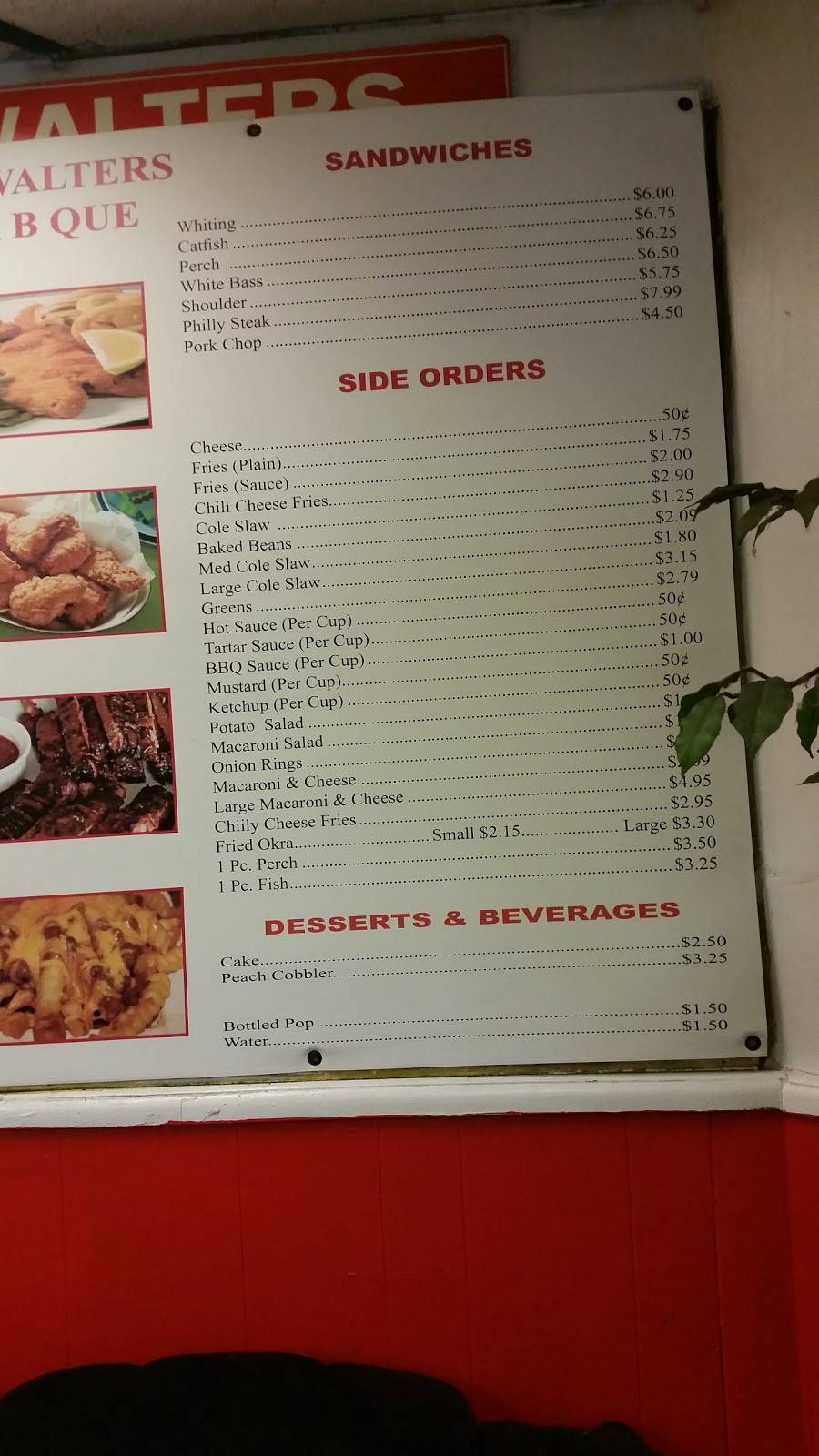 Red Walters Bar-B-Que | restaurant | 8425 Cedar Ave, Cleveland, OH 44103, USA | 2167911420 OR +1 216-791-1420