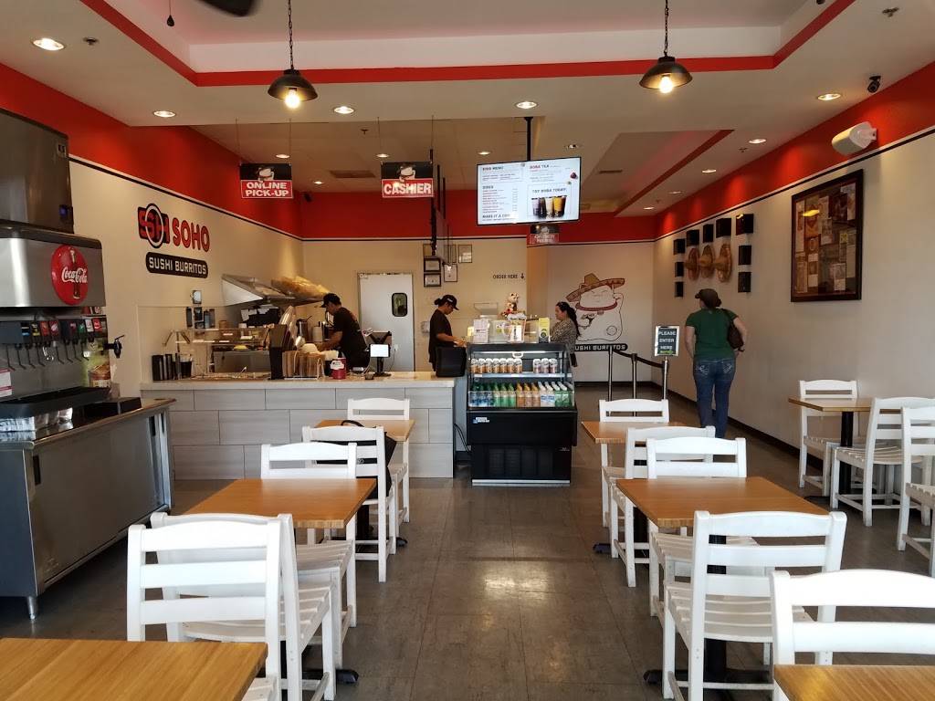 SOHO Sushi Burrito | restaurant | 2600 W Sahara Ave, Las Vegas, NV 89102, USA | 7027782525 OR +1 702-778-2525