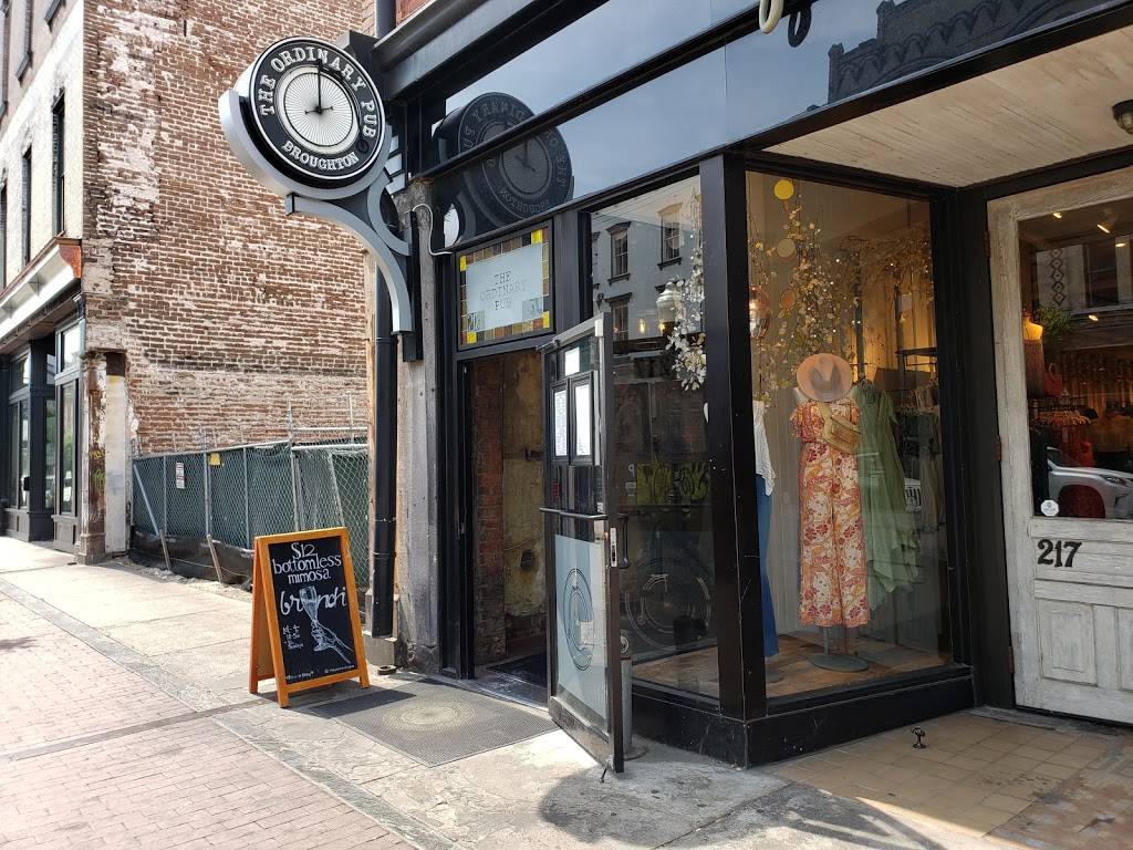The Ordinary Pub | restaurant | 217 1/2 W Broughton St, Savannah, GA 31401, USA | 9122385130 OR +1 912-238-5130