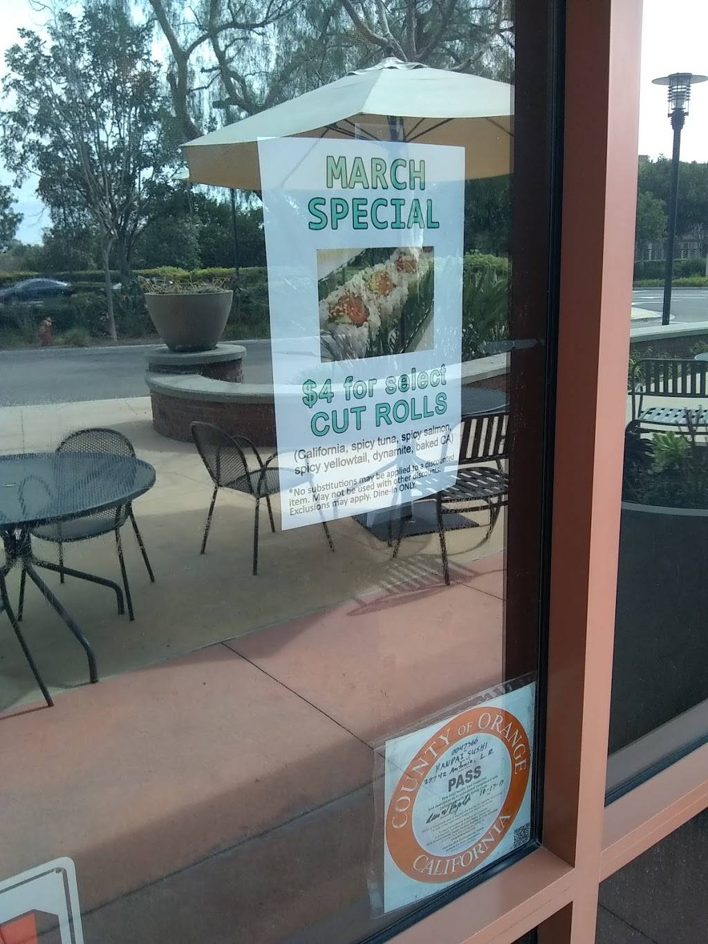 Kanpai Sushi | restaurant | 27742 Antonio Pkwy, Ladera Ranch, CA 92694, USA | 9494292772 OR +1 949-429-2772