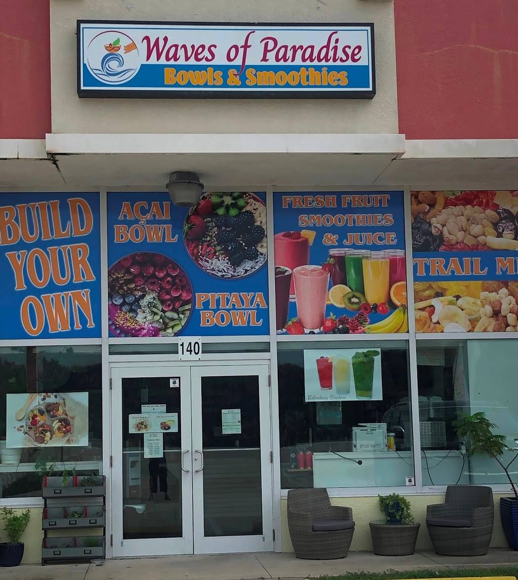 Waves of Paradise | Acai Bowls, Real Fruit Smoothies and Fresh J | bakery | 5240 N Atlantic Ave Ste 140, Cocoa Beach, FL 32931, USA | 3216135173 OR +1 321-613-5173