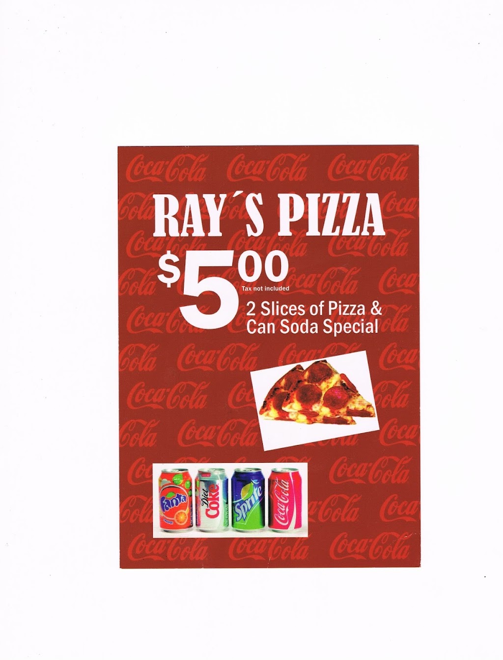Rays Pizza | restaurant | 2711 N Hiatus Rd, Hollywood, FL 33026, USA | 9544335757 OR +1 954-433-5757