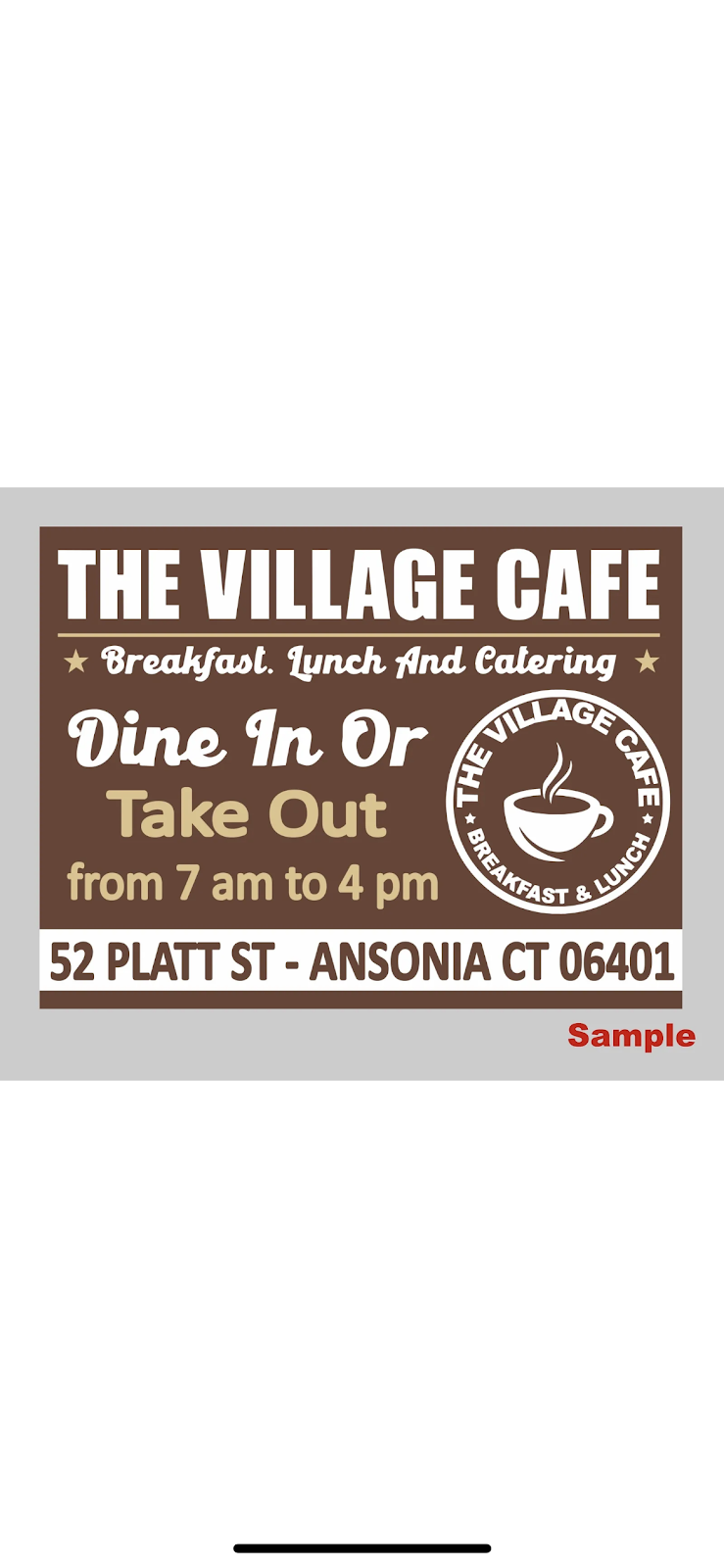 The village cafe | restaurant | 52 Platt St, Ansonia, CT 06401, USA | 9146188181 OR +1 914-618-8181