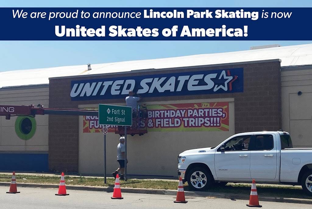 United Skates of America (formerly Lincoln Park Skating Center) | cafe | 1419 Southfield Rd, Lincoln Park, MI 48146, USA | 3133817465 OR +1 313-381-7465