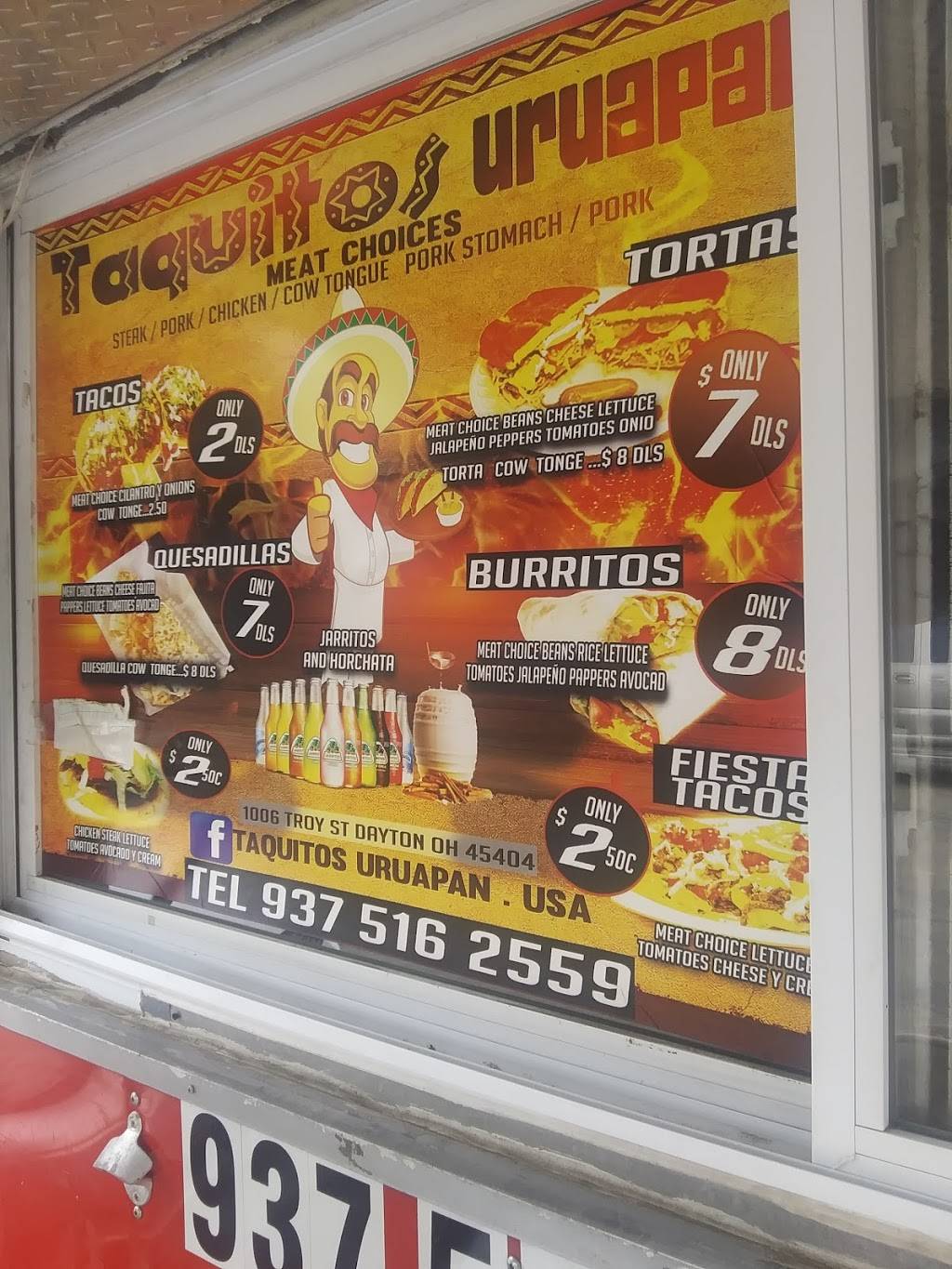 Taquitos Uruapan USA. Mexican Taco Stand | restaurant | 1002 Troy St, Dayton, OH 45404, USA | 9375162559 OR +1 937-516-2559