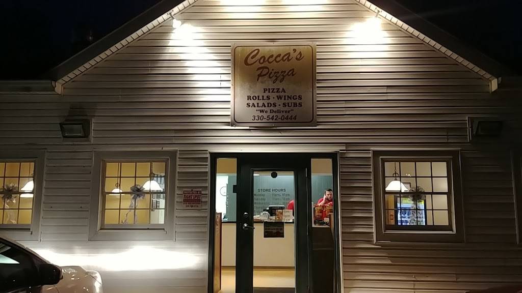 Coccas Pizza | restaurant | 10829 Main St, New Middletown, OH 44442, USA | 3305420444 OR +1 330-542-0444