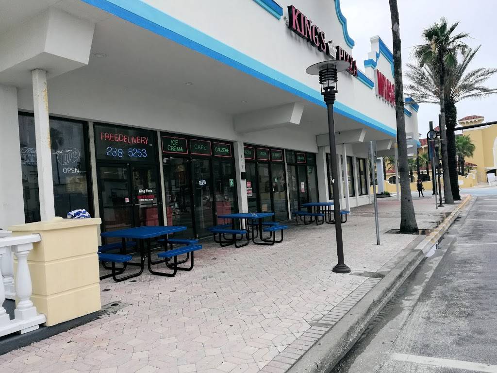 Kings Pizza & Mediterranean | restaurant | 615 Seabreeze Blvd, Daytona Beach, FL 32118, USA | 3862232048 OR +1 386-223-2048