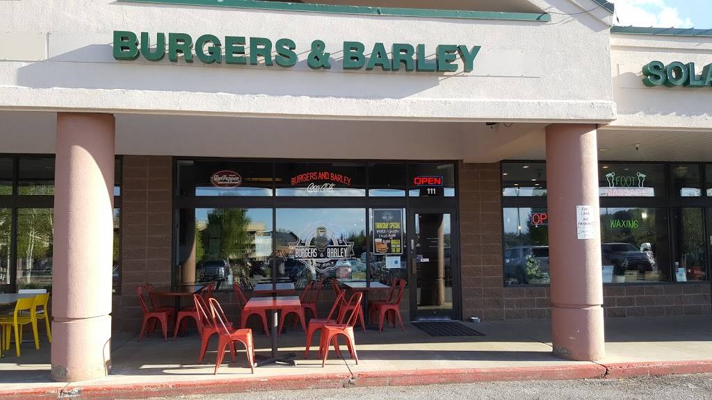 Burgers & Barley | restaurant | 1890 Bonanza Dr Unit 111, Park City, UT 84060, USA | 4356021170 OR +1 435-602-1170