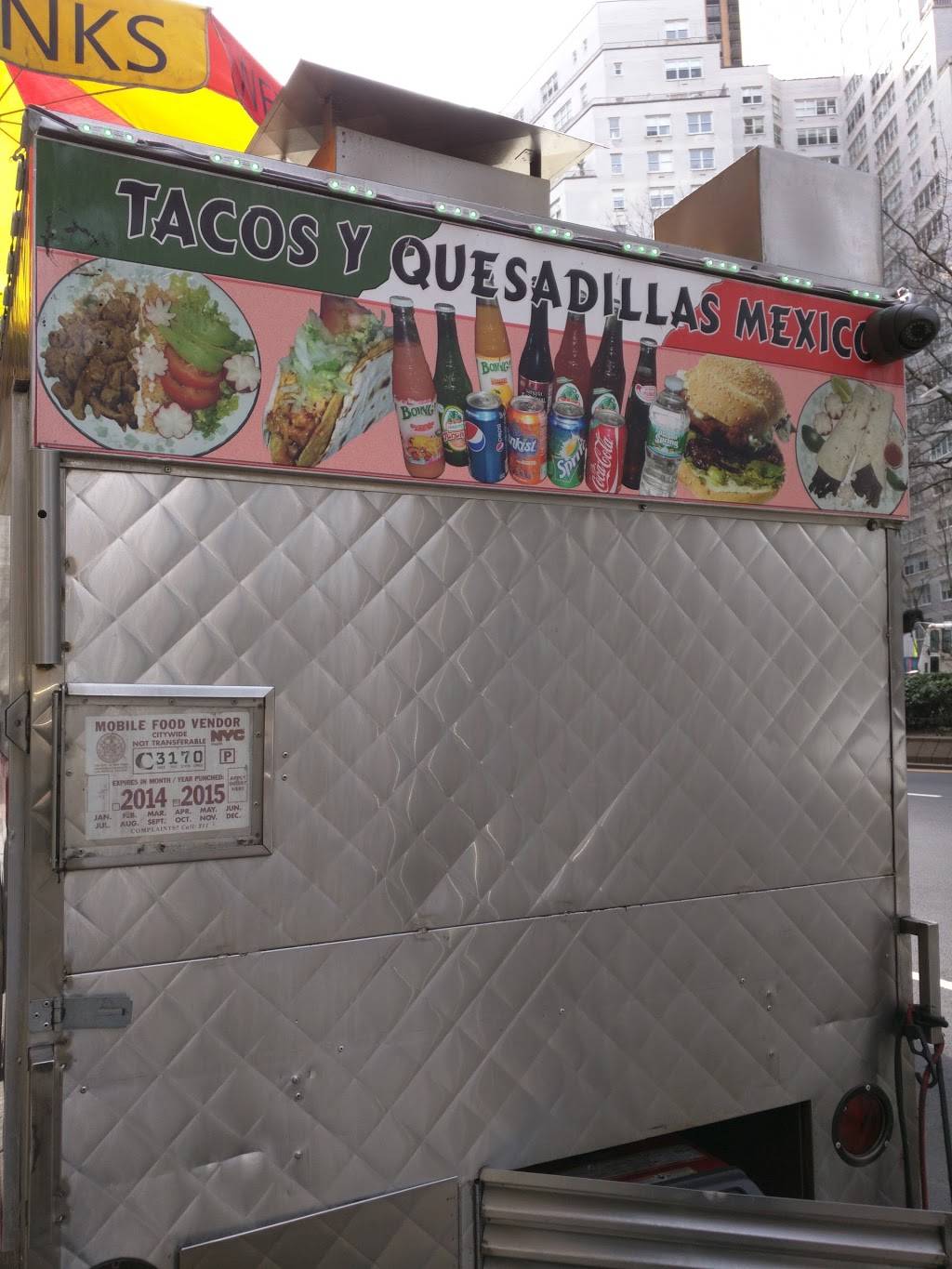 Tacos Y Quesadillas Mexico (Food Truck) | restaurant | 2030 Broadway, New York, NY 10023, USA | 3478467413 OR +1 347-846-7413