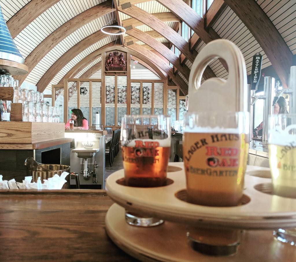 Red Oak Lager Haus & Biergarten | restaurant | 6905 Konica Dr, Whitsett, NC 27377, USA | 3364472005 OR +1 336-447-2005