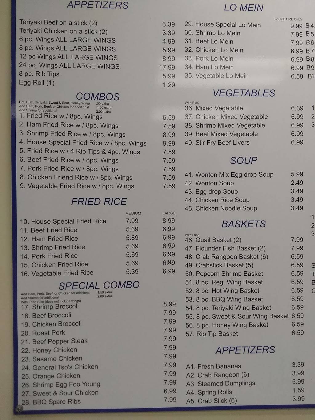 Chinese Cuisine & Thai Food | restaurant | 130 E Liberty St, Sumter, SC 29150, USA | 8037753752 OR +1 803-775-3752