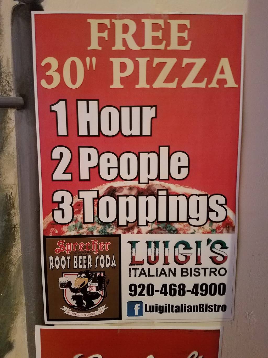 Luigis Italian Bistro | restaurant | 2733 Manitowoc Rd #5, Green Bay, WI 54311, USA | 9204684900 OR +1 920-468-4900