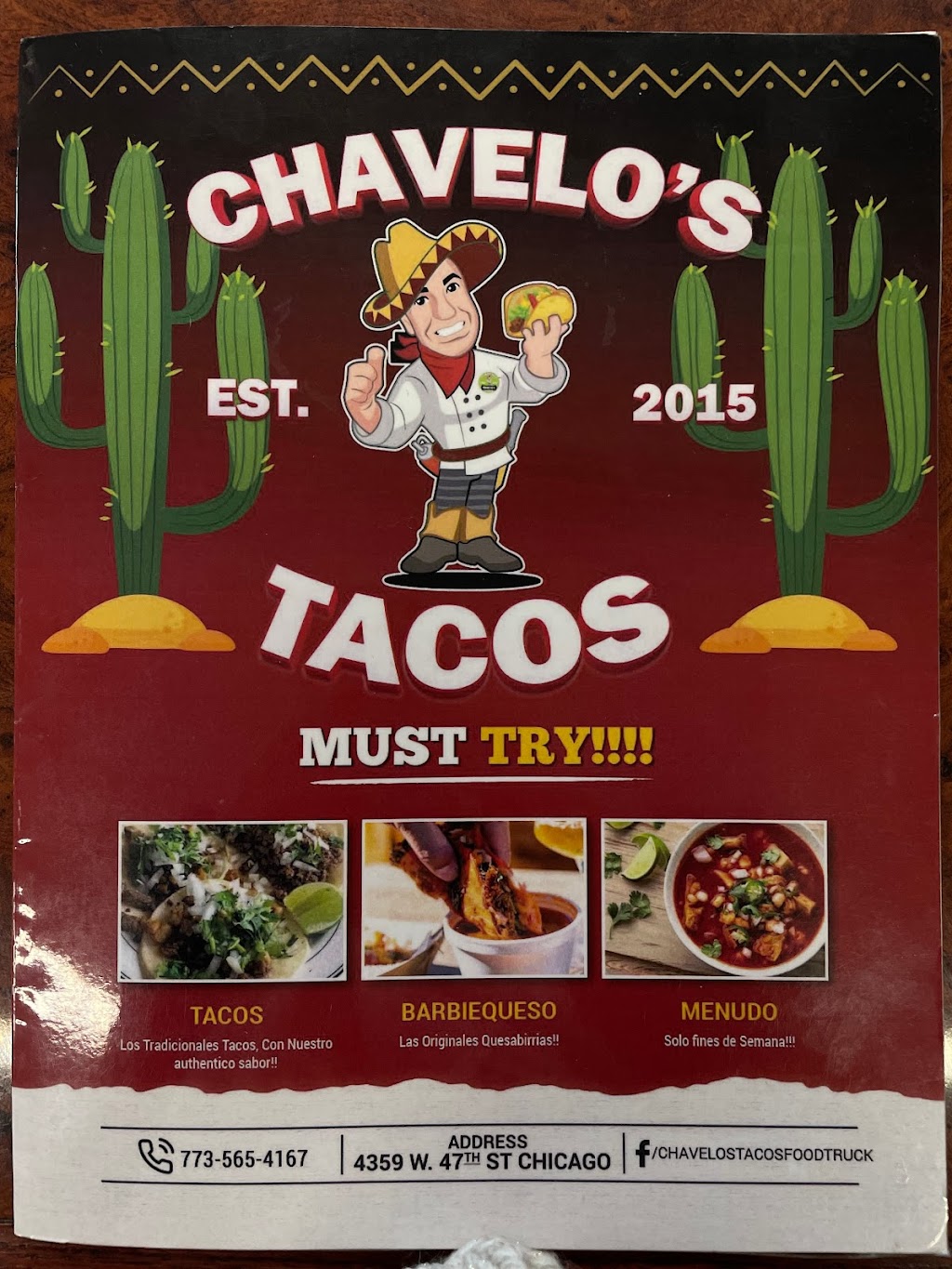 Chavelos tacos | restaurant | 4359 W 47th St, Chicago, IL 60632, USA | 7735654167 OR +1 773-565-4167