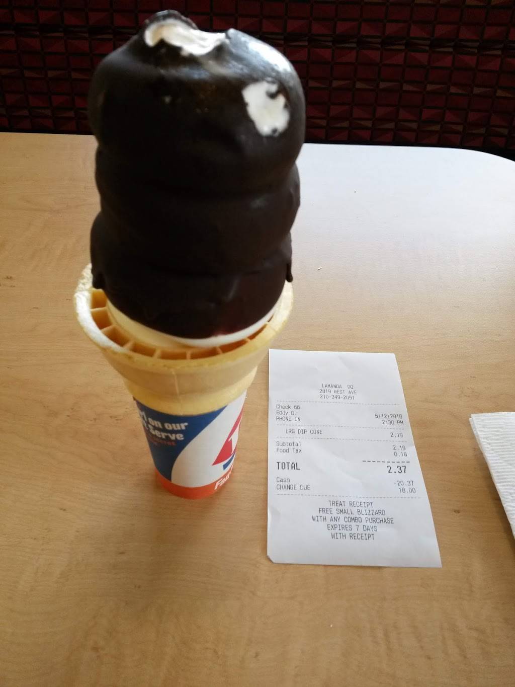 Dairy Queen Store | restaurant | 2819 West Ave, San Antonio, TX 78201, USA | 2103492091 OR +1 210-349-2091