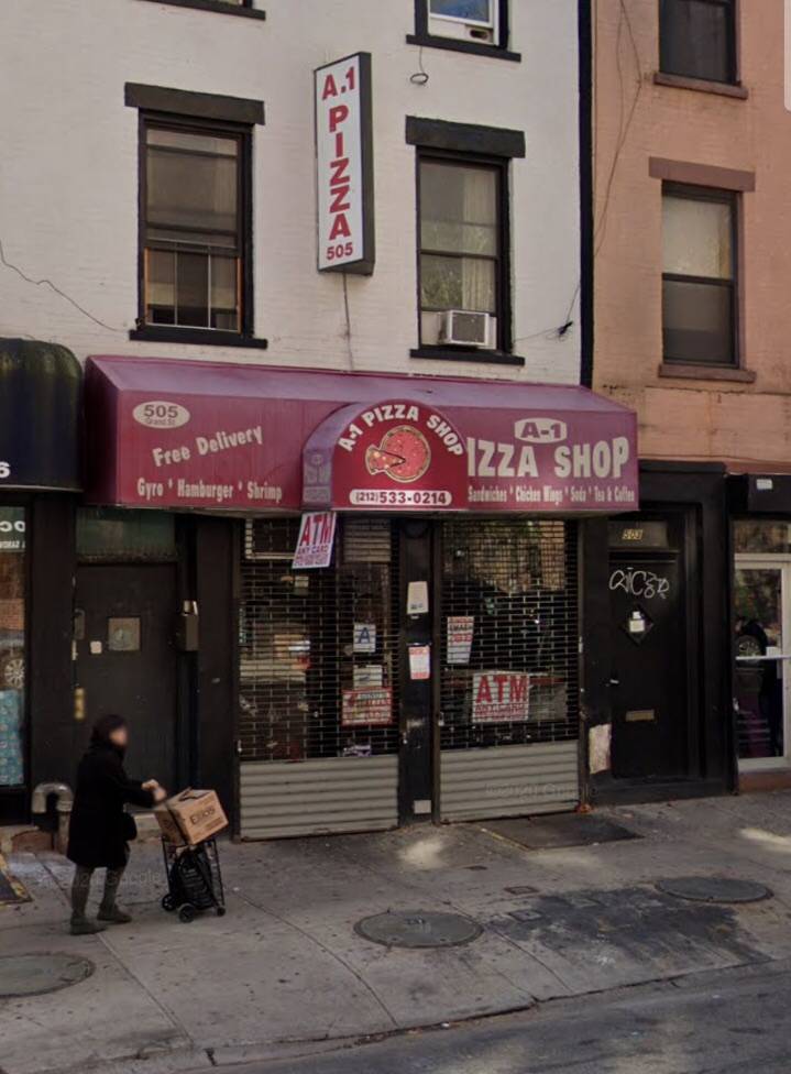 R.S.K. PIZZA SHOP | restaurant | 505 Grand St, New York, NY 10002, USA | 2125330214 OR +1 212-533-0214