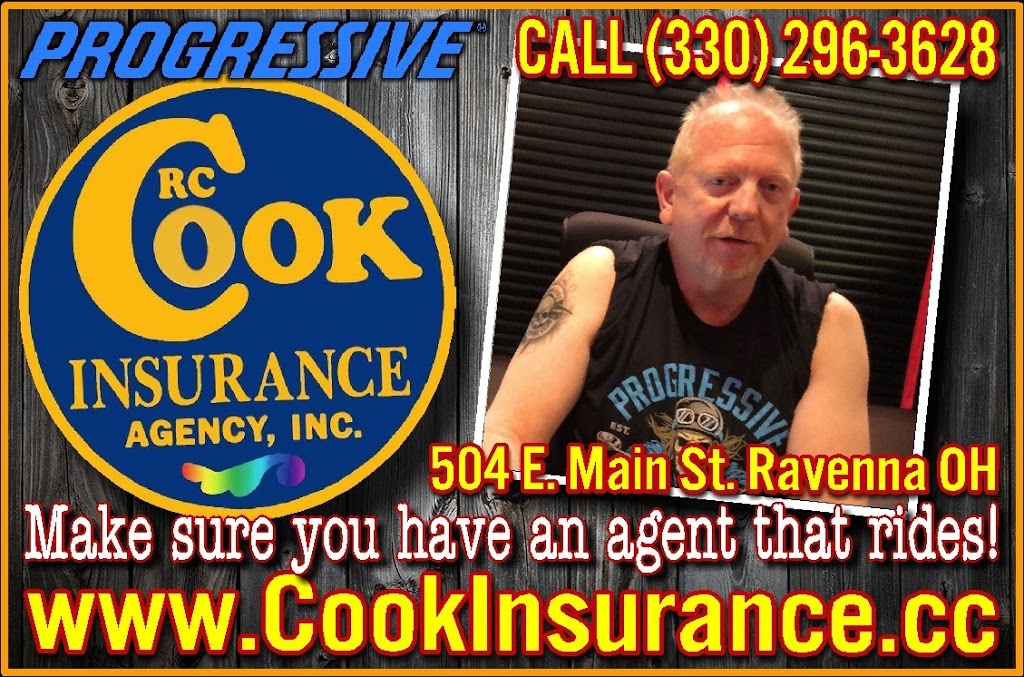 RC Cook Ins Agcy | restaurant | 504 E Main St, Ravenna, OH 44266, USA | 3302963628 OR +1 330-296-3628