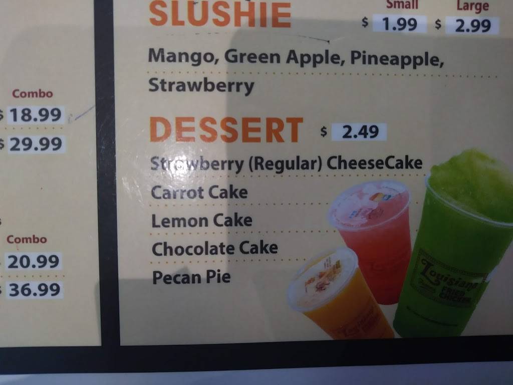 Louisiana Famous Fried Chicken & Seafood | restaurant | 4001 W Wheatland Rd #110, Dallas, TX 75237, USA | 9725721909 OR +1 972-572-1909