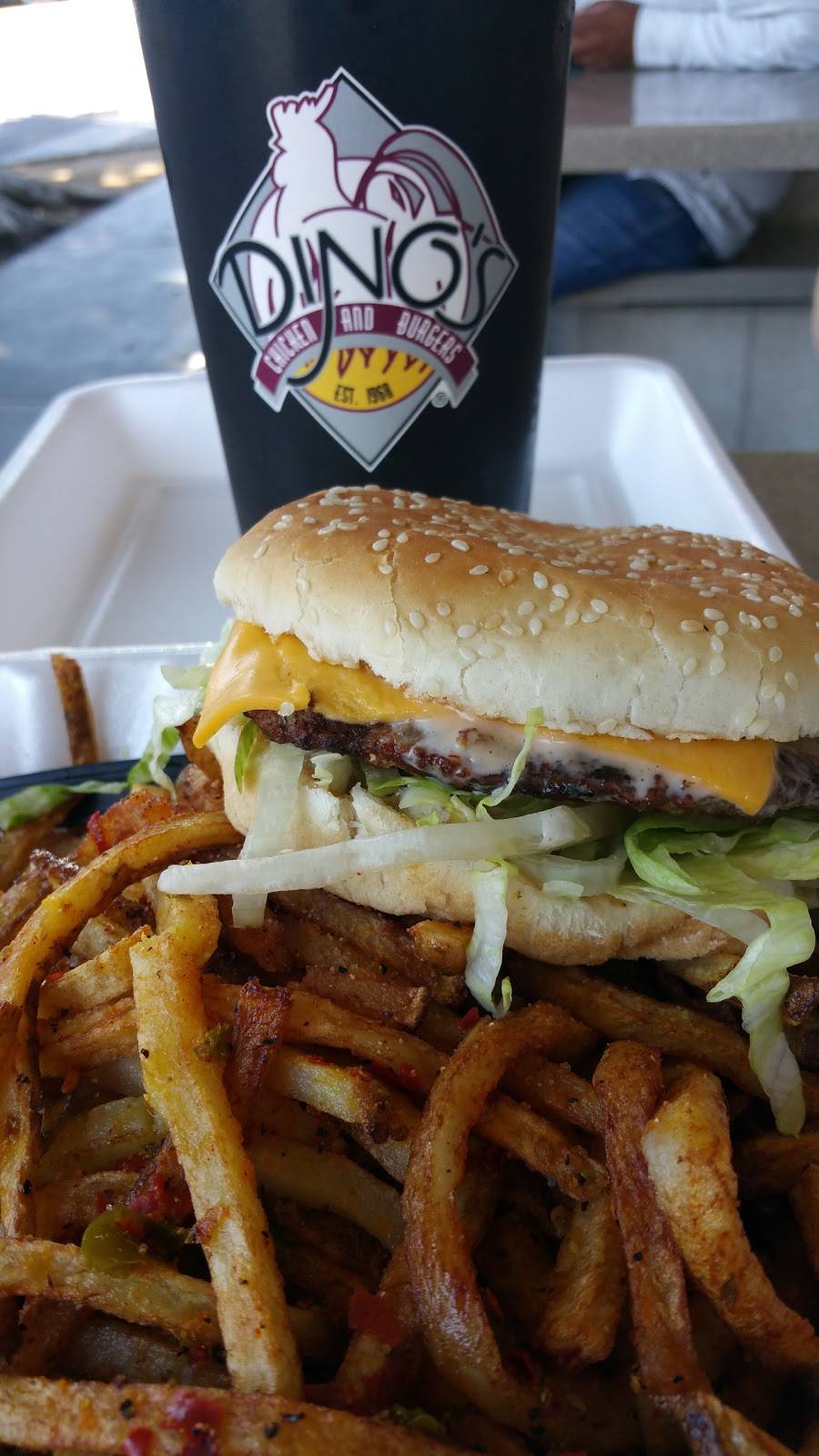 Dinos Chicken & Burgers | restaurant | 2575 Pico Blvd, Los Angeles, CA 90006, USA | 2133803554 OR +1 213-380-3554