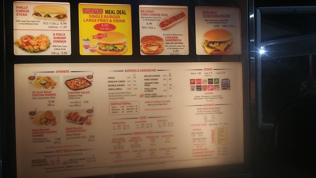 Bumpers Drive-In of America | restaurant | 120 MS-27, Vicksburg, MS 39180, USA | 6016381086 OR +1 601-638-1086