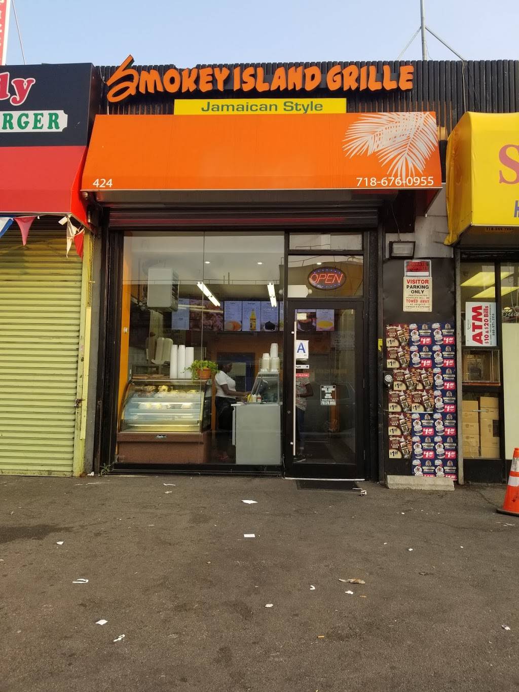 Smokey Island Grille | restaurant | 436 Sutter Ave, Brooklyn, NY 11212, USA | 7186760955 OR +1 718-676-0955