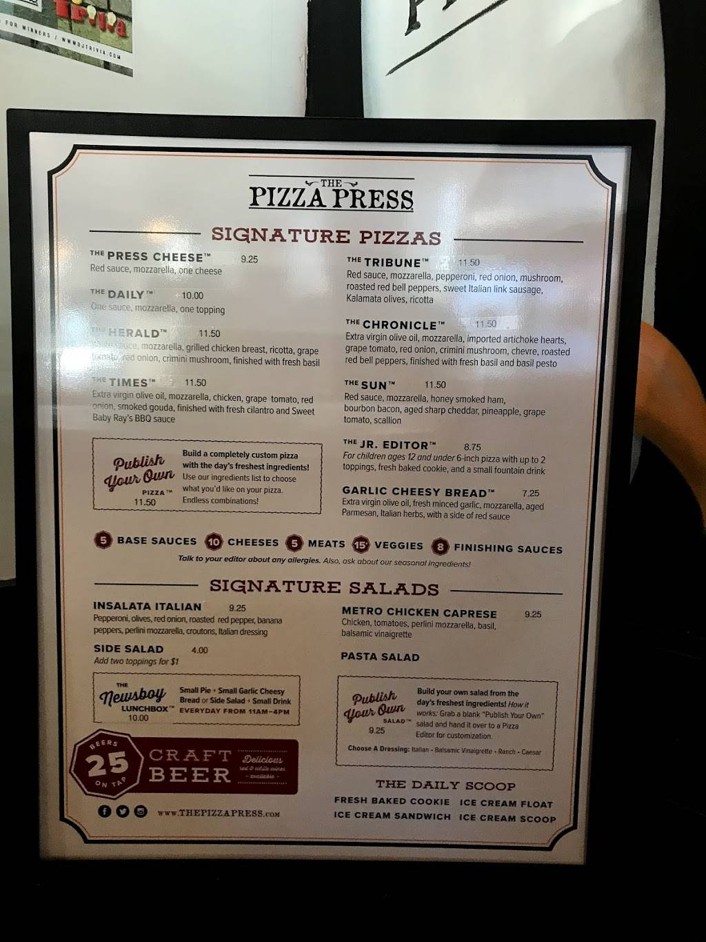 The Pizza Press | restaurant | 1000 Kamehameha Hwy Suite 233 Suite 233, Pearl City, HI 96782, USA | 8087447771 OR +1 808-744-7771