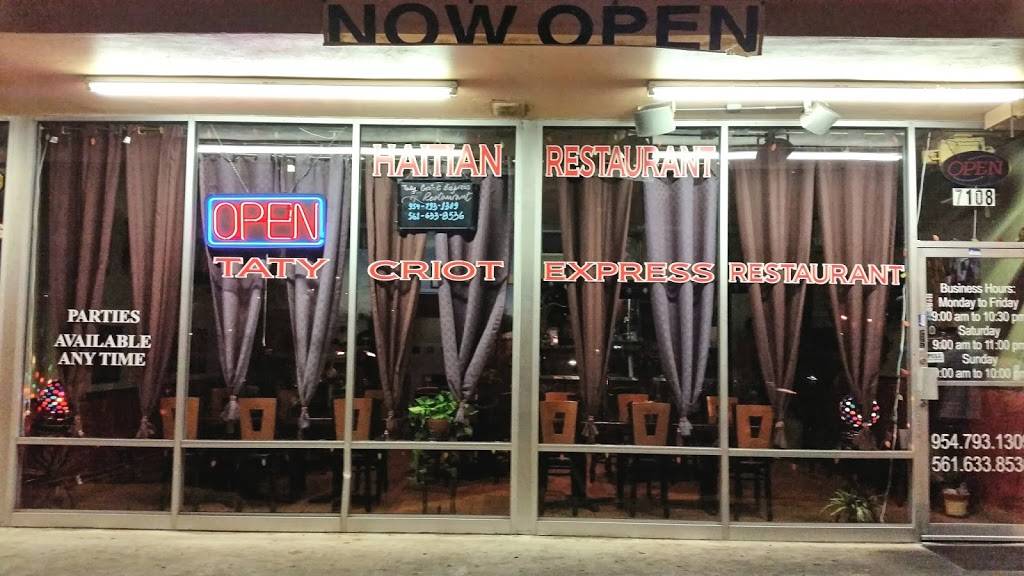Taty Griot Express Restaurant | restaurant | 7108 Pembroke Rd, Miramar, FL 33023, USA | 9547931309 OR +1 954-793-1309
