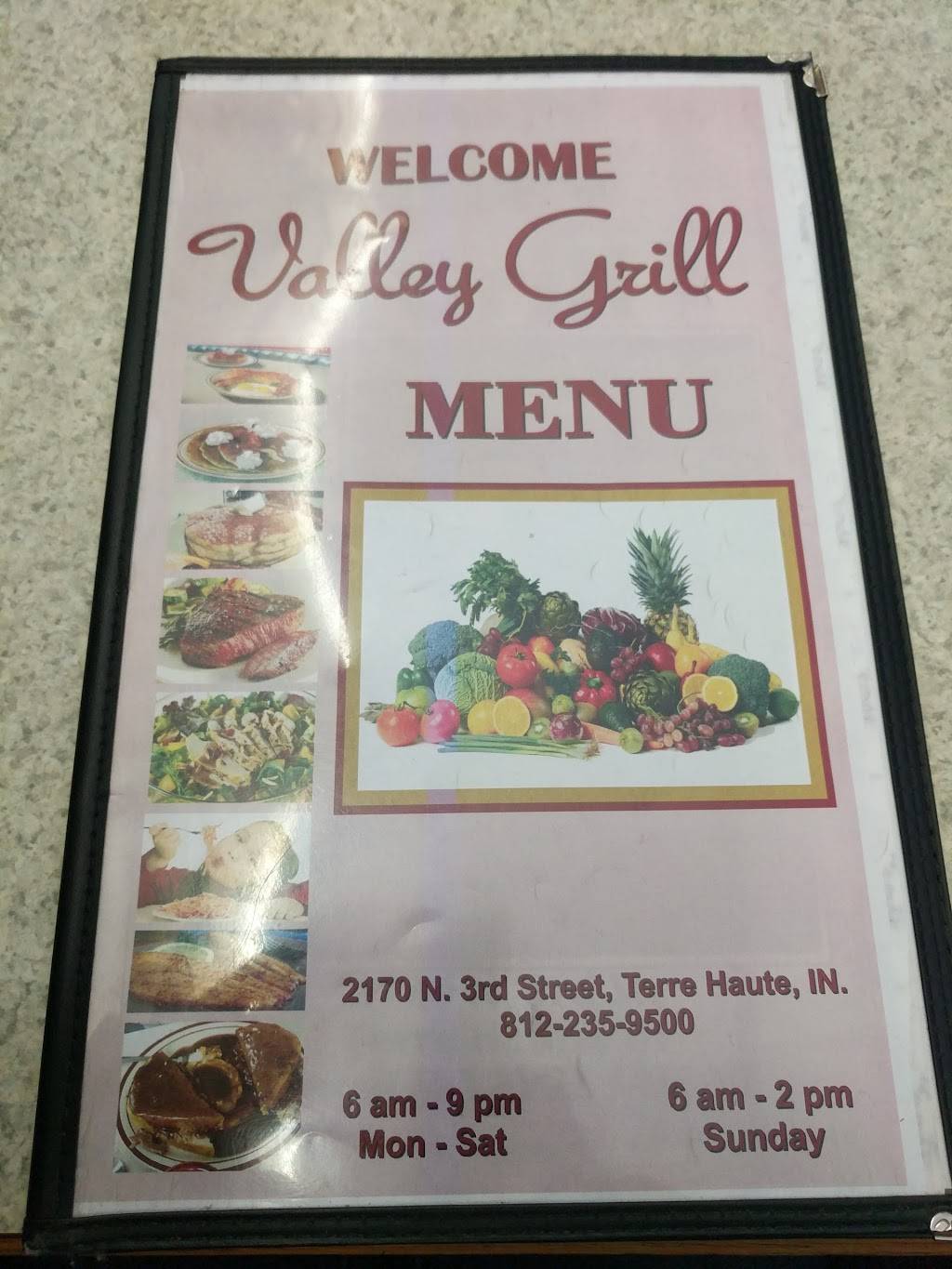 Valley Grill | restaurant | 2170 N 3rd St, Terre Haute, IN 47804, USA | 8122359500 OR +1 812-235-9500