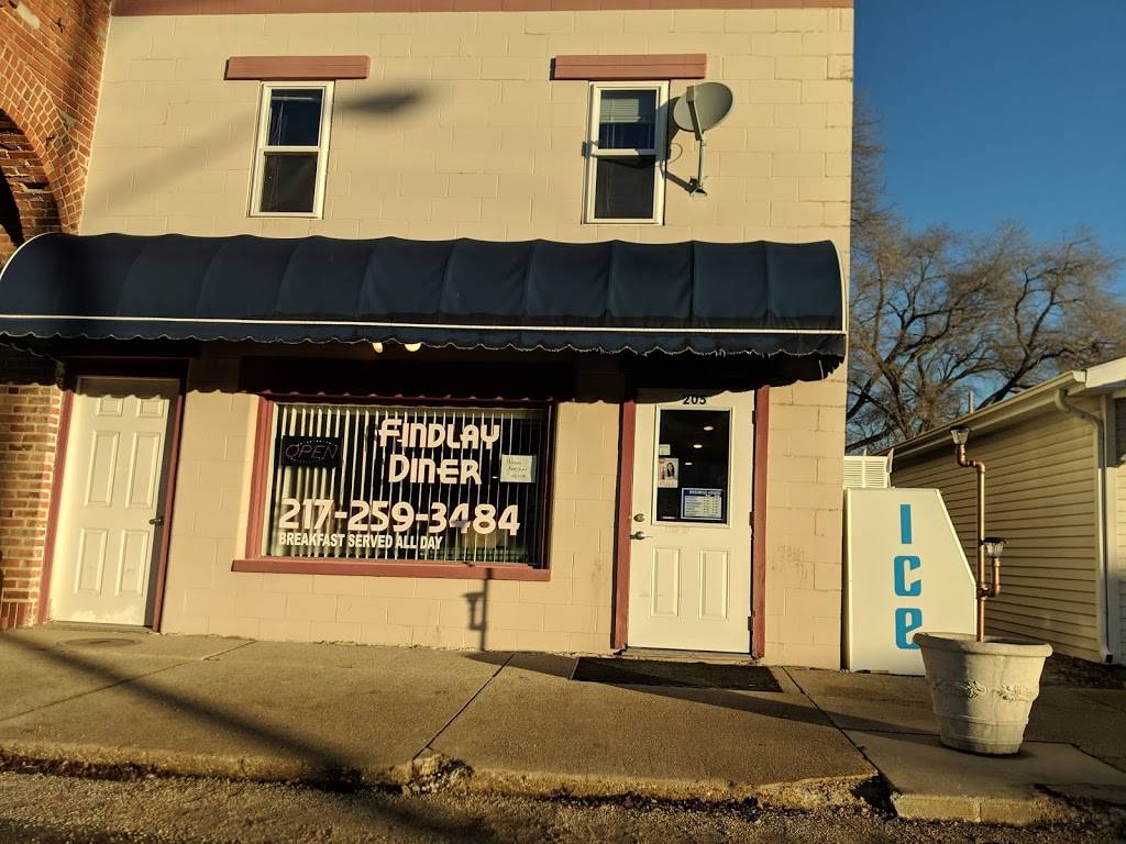 Findlay Diner | restaurant | 205 E South 1st St, Findlay, IL 62534, USA | 2172593484 OR +1 217-259-3484