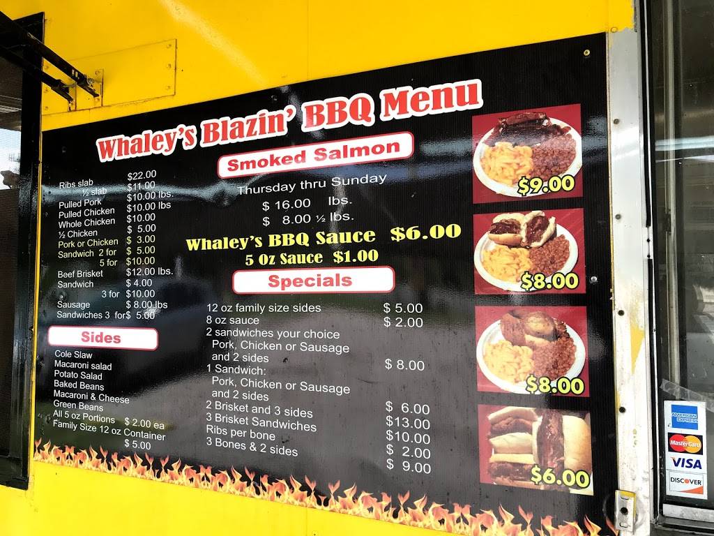 Whaleys Blazin BBQ | meal takeaway | 18213 U.S. 41 Business, Lutz, FL 33549, USA | 8133731682 OR +1 813-373-1682