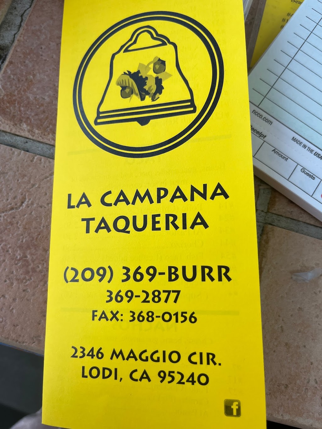La Campana Tortilleria & Taqueria | restaurant | 2346 Maggio Cir, Lodi, CA 95240, USA | 2093692877 OR +1 209-369-2877