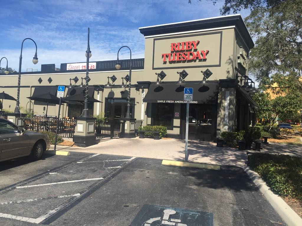 Ruby Tuesday | restaurant | 5802 20th Ct E, Ellenton, FL 34222, USA | 9417216341 OR +1 941-721-6341