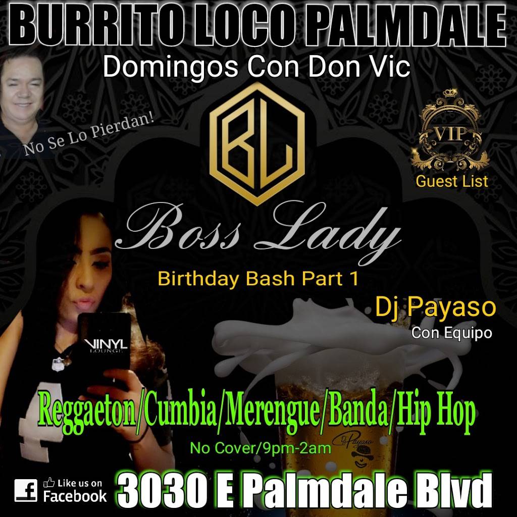 El Burrito Loco | night club | 907 W Ave J, Lancaster, CA 93534, USA | 6612069769 OR +1 661-206-9769