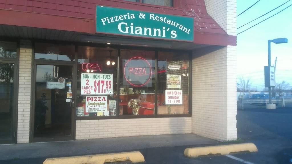 Giannis Pizzeria | restaurant | 1504 Roosevelt Ave, Carteret, NJ 07008, USA | 7325415004 OR +1 732-541-5004