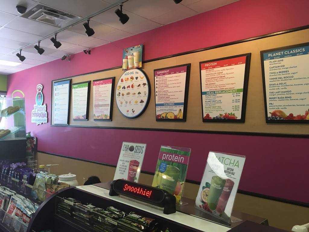 Planet Smoothie | restaurant | 2245 Plantation Center Dr, Fleming Island, FL 32003, USA | 9042150350 OR +1 904-215-0350