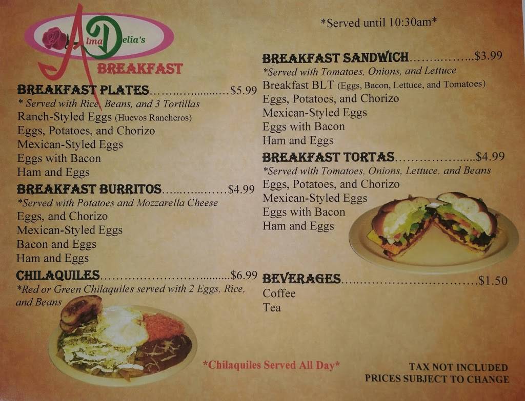 Alma Delias Restaurant | restaurant | 15835 Old Valley Blvd, La Puente, CA 91744, USA | 6263306304 OR +1 626-330-6304